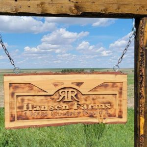 Farm Sign & Timber Frame
